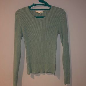 Teal colored long sleeve blouse!